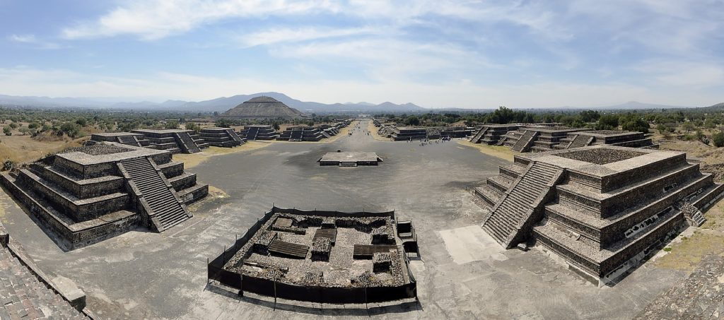 Próximo da Cidade do México fica o sítio de Teotihuacán