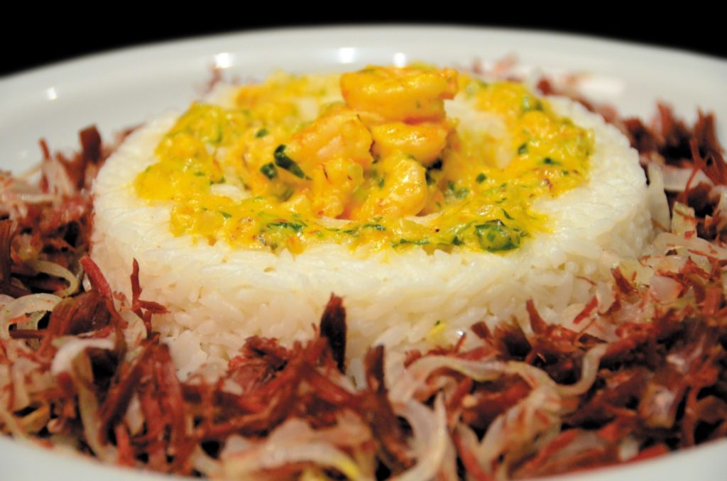 Entre as comidas da Bahia está o arroz de hauçá