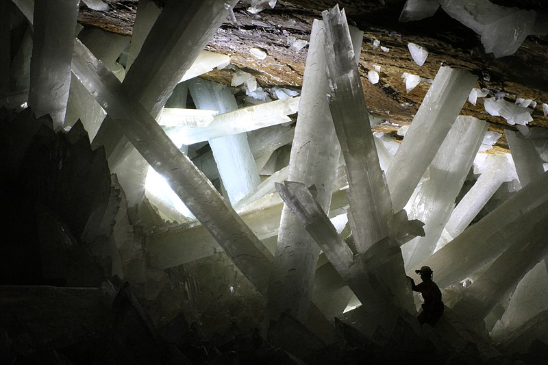 Estes cristais foram formados há mais de 500 mil anos