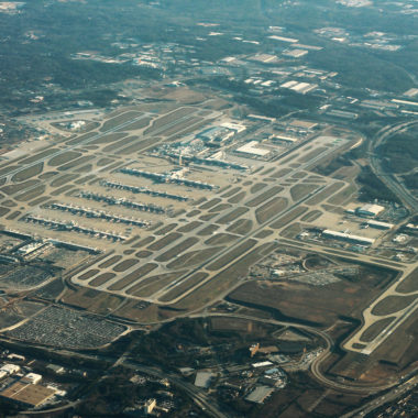 A primeira posição é ocupada pelo Aeroporto de Atlanta, nos Estados Unidos